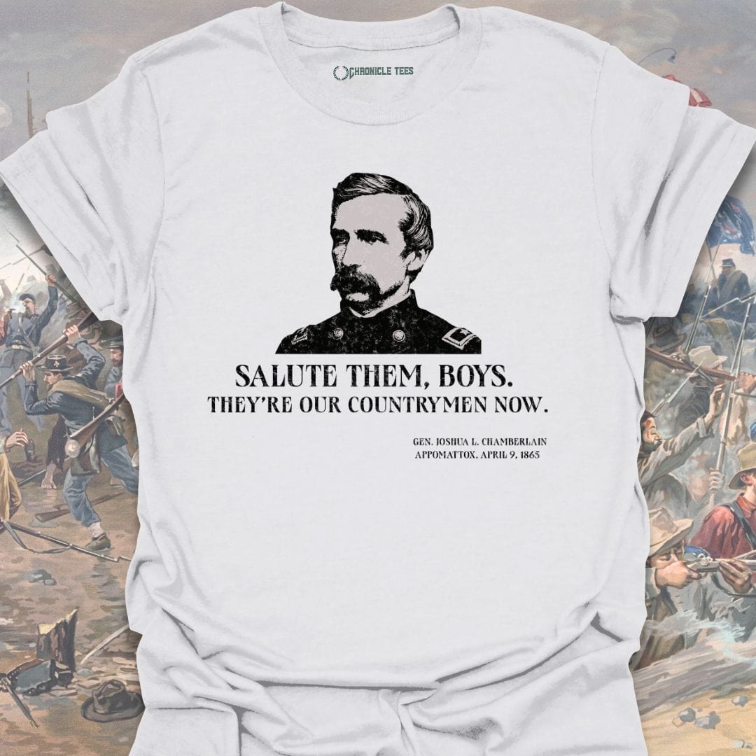 Salute Them, Boys - Gen. Joshua Chamberlain T-shirt