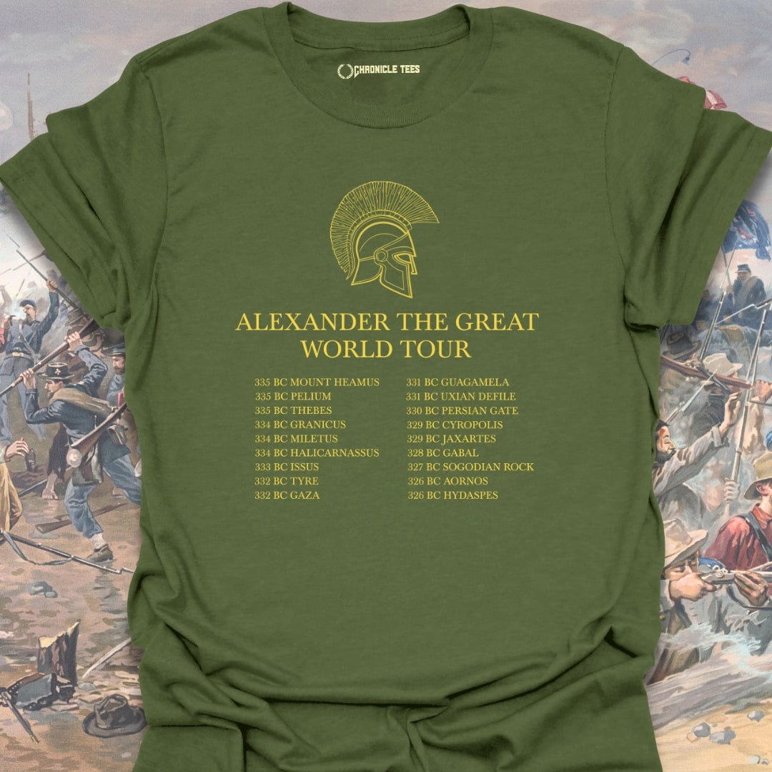 Alexander The Great World Tour T-shirt