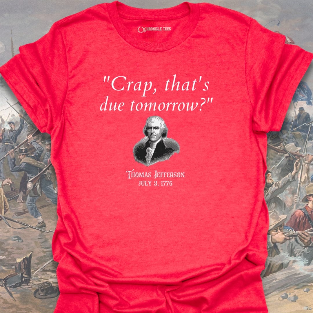 Crap, That's Due Tomorrow T-shirt