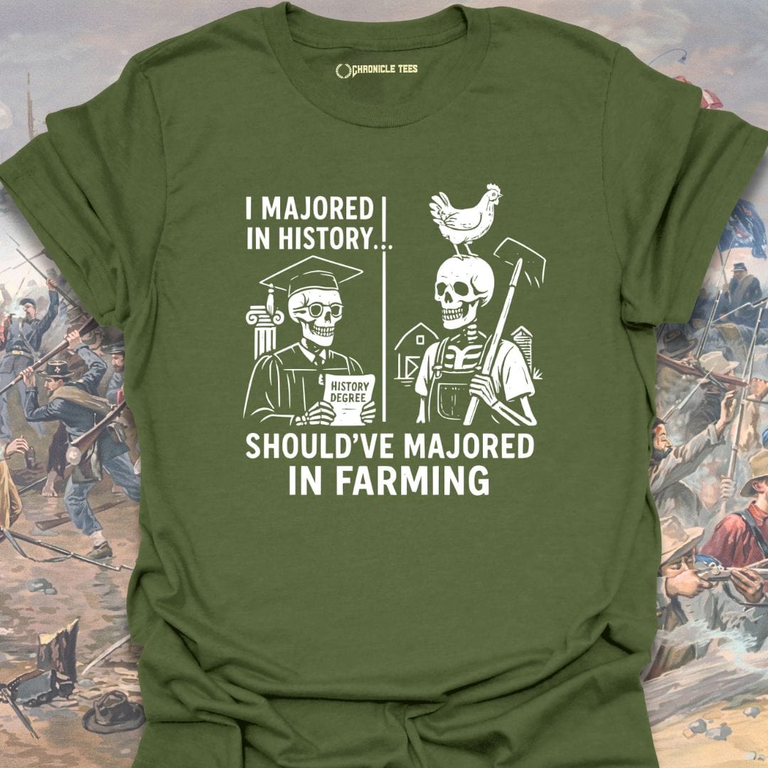 I Majored In History T-shirt