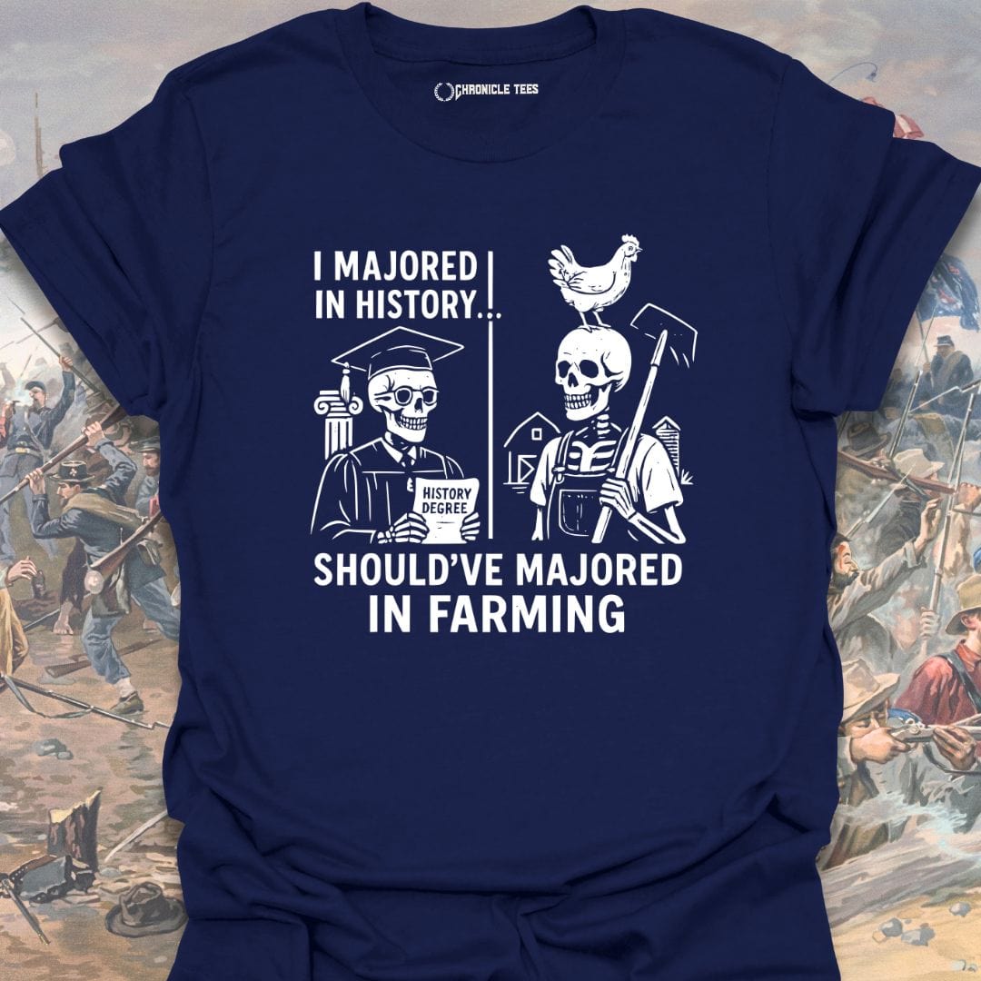 I Majored In History T-shirt