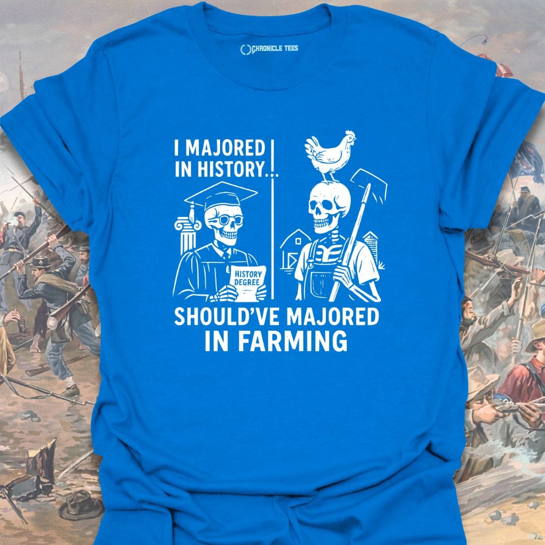 I Majored In History T-shirt