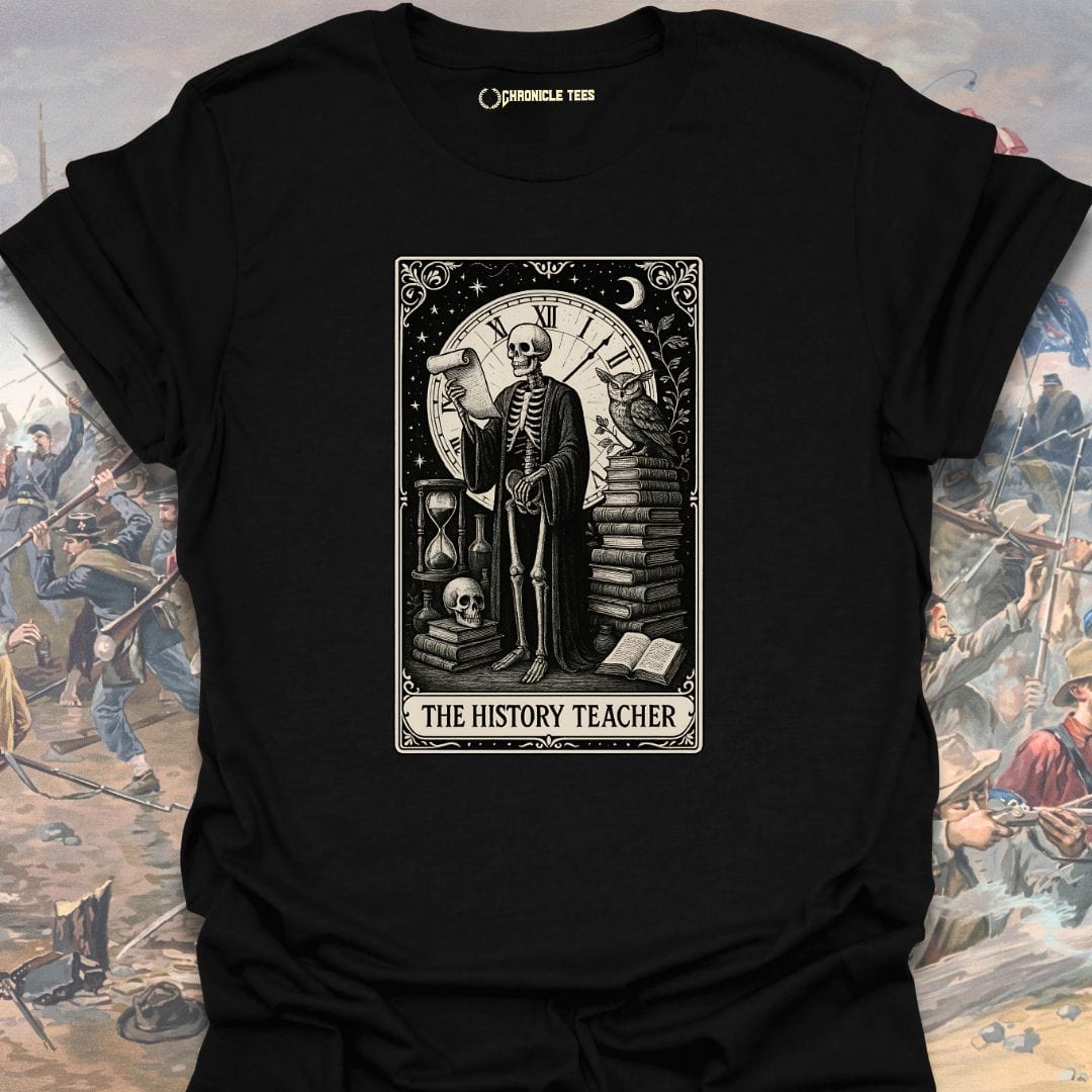 The History Teacher Tarot Card T-shirt