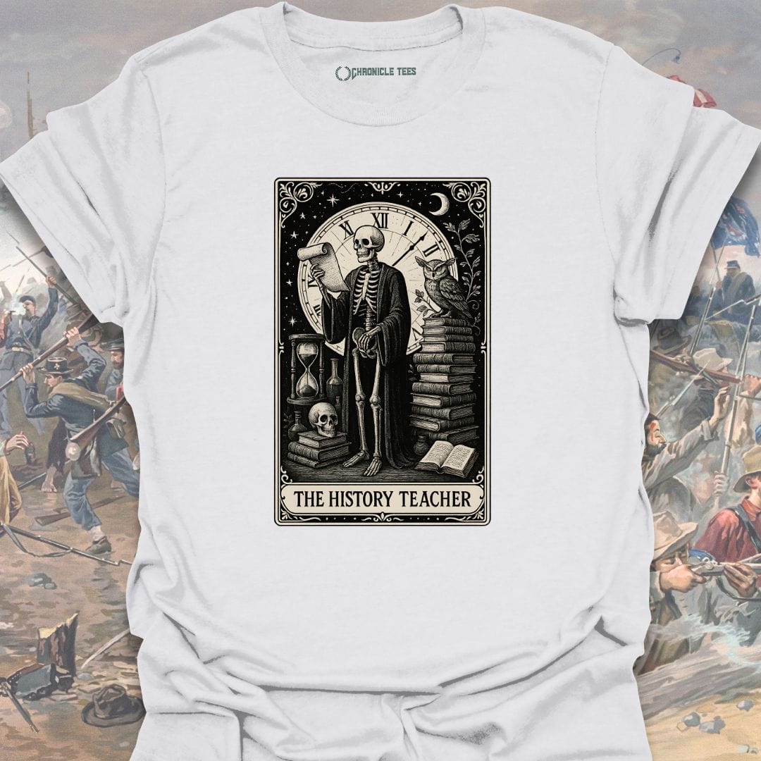 The History Teacher Tarot Card T-shirt