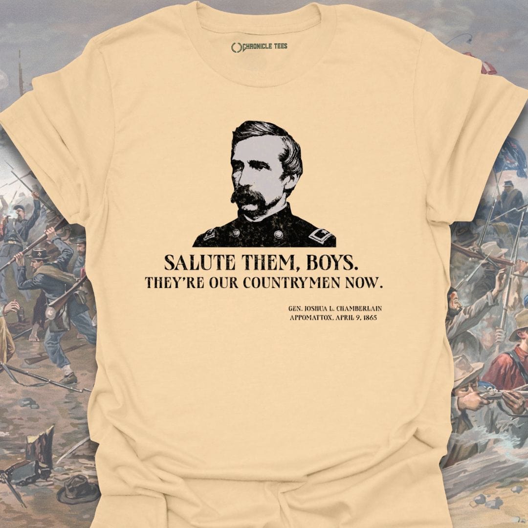 Salute Them, Boys - Gen. Joshua Chamberlain T-shirt