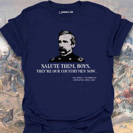 Salute Them, Boys - Gen. Joshua Chamberlain T-shirt