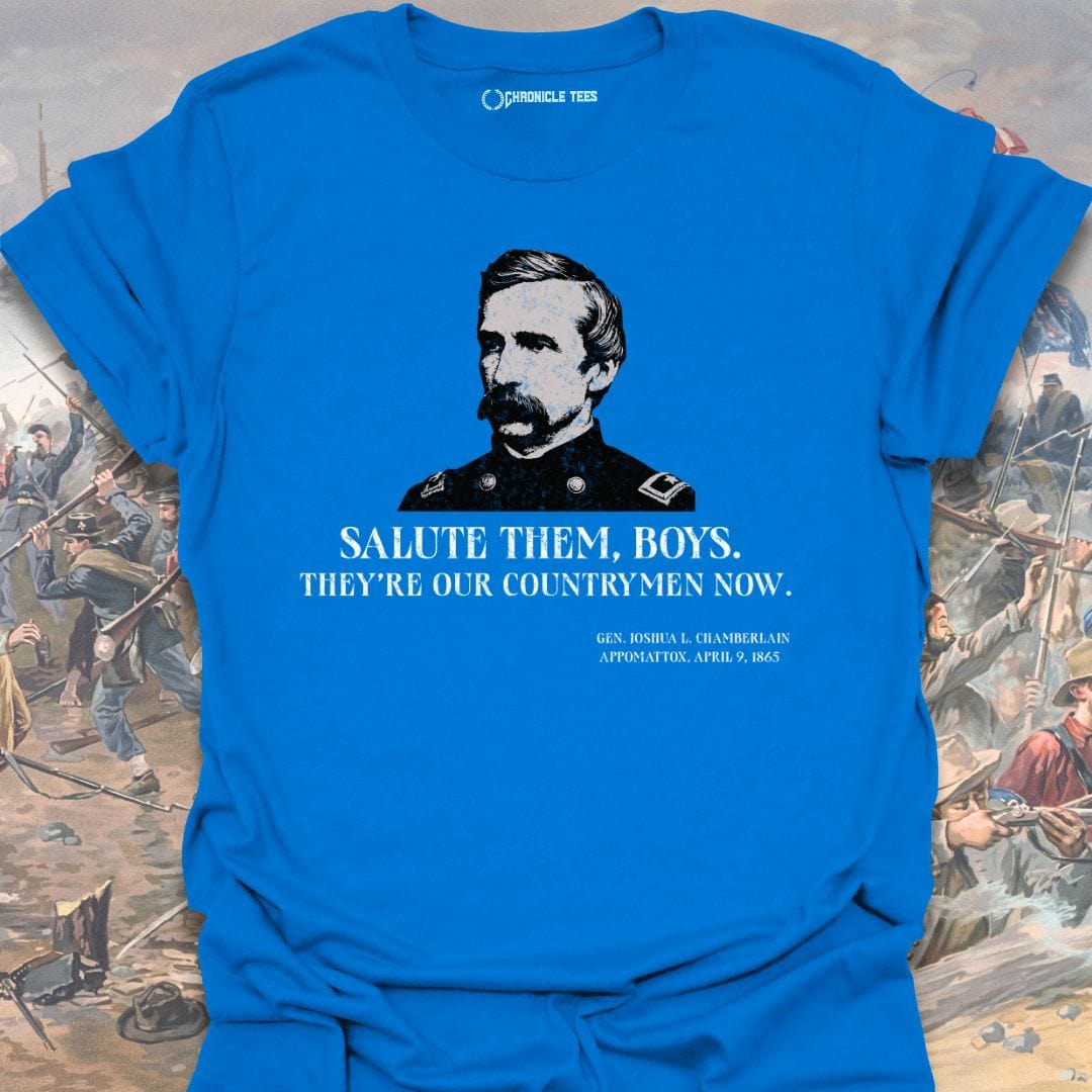 Salute Them, Boys - Gen. Joshua Chamberlain T-shirt