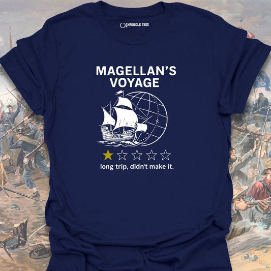 Magellan's Voyage Review T-shirt