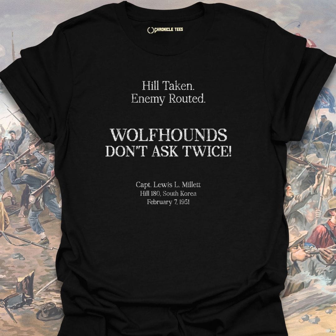 Wolfhounds! Capt. Lewis Millett - 1951 T-shirt