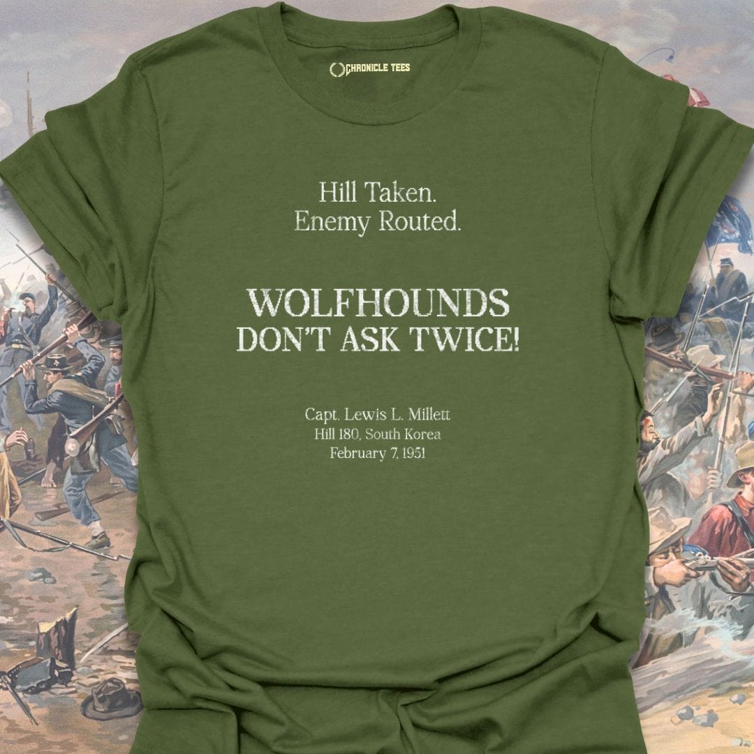 Wolfhounds! Capt. Lewis Millett - 1951 T-shirt