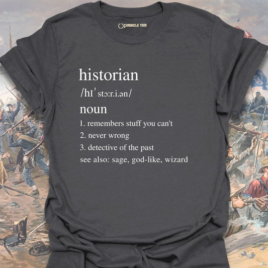 Historian Dictionary T-shirt