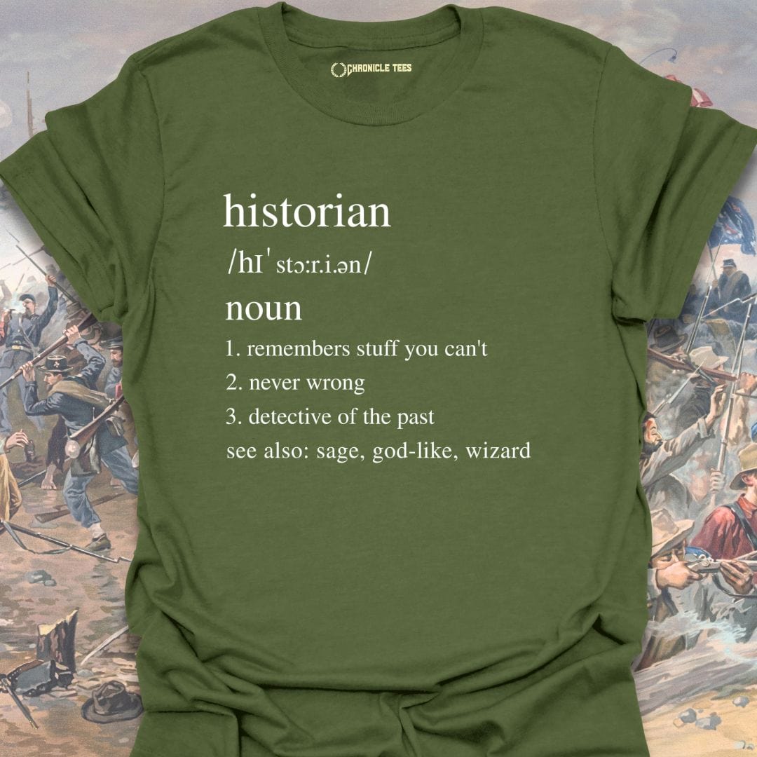 Historian Dictionary T-shirt