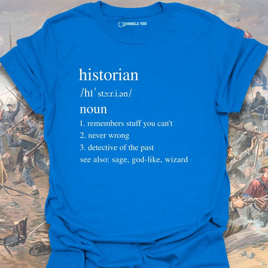 Historian Dictionary T-shirt