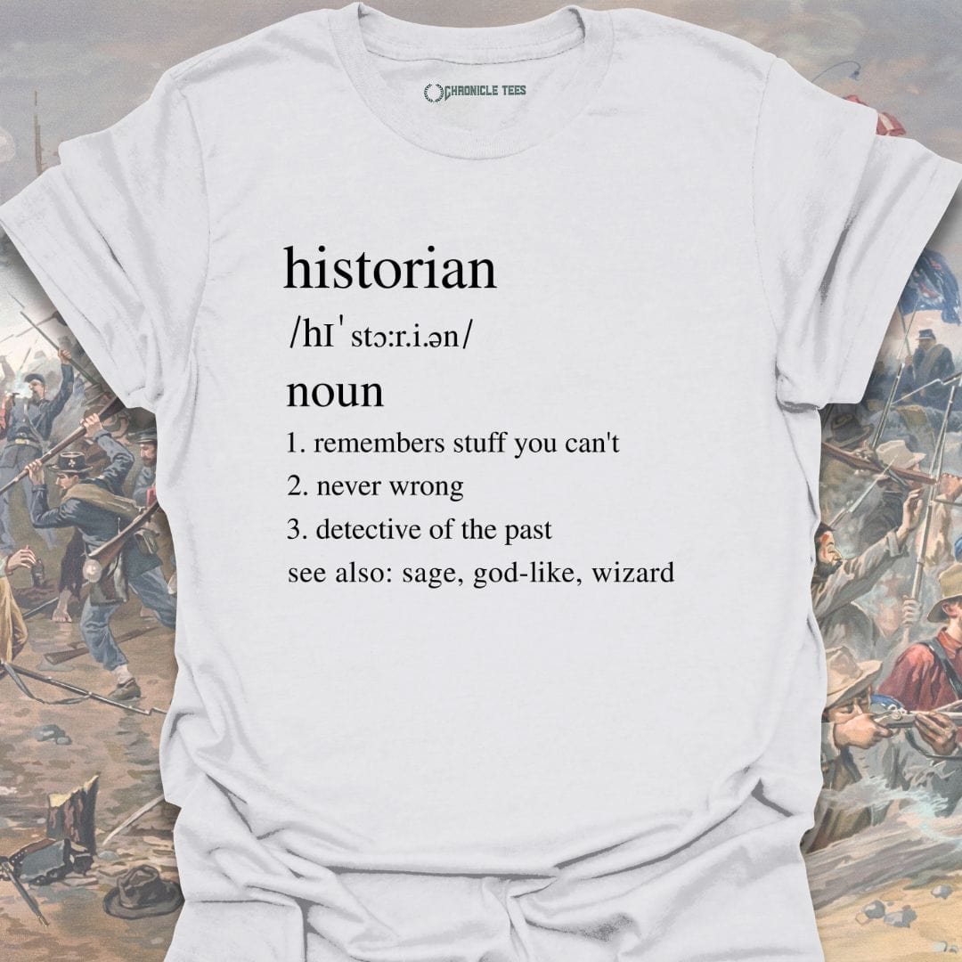Historian Dictionary T-shirt