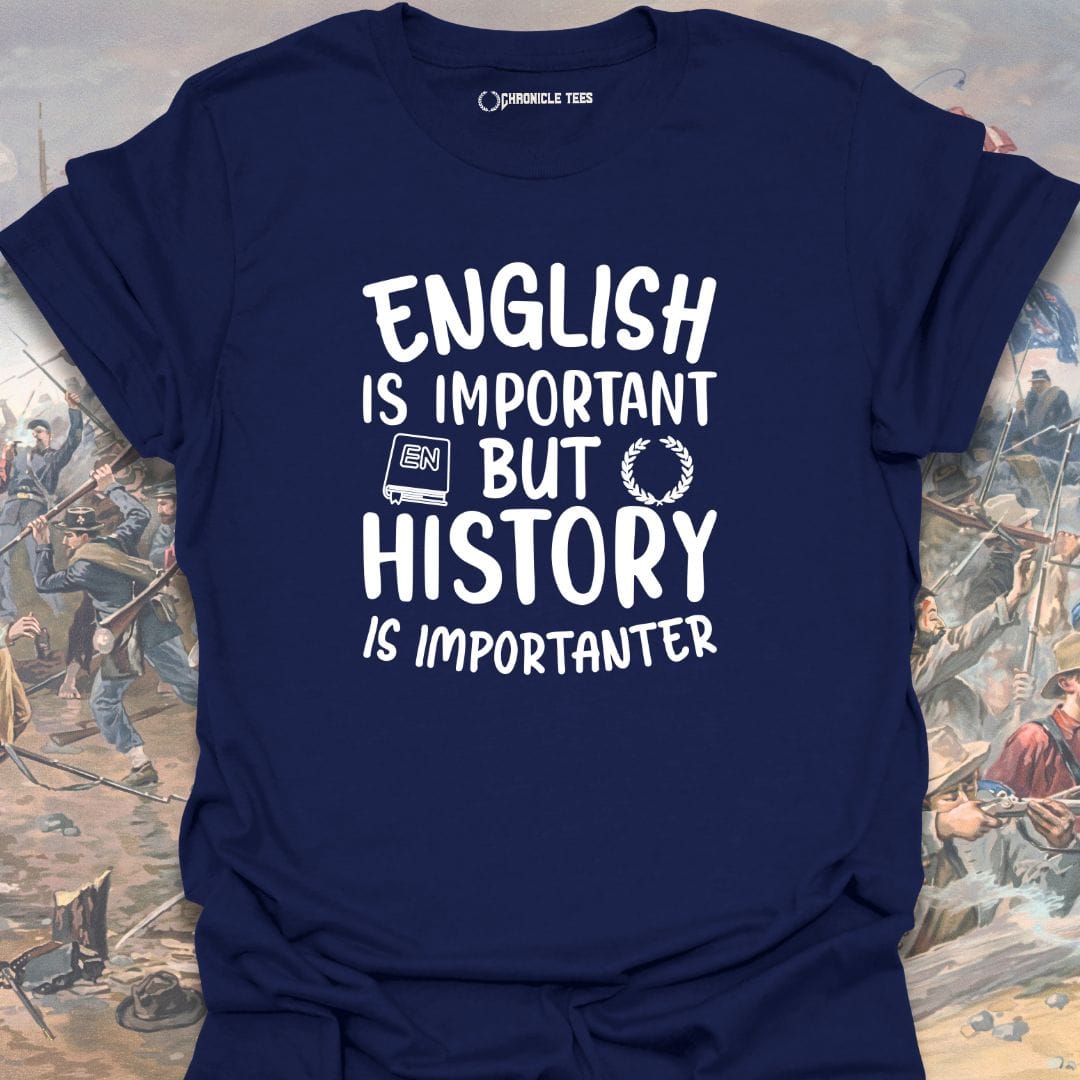 English Is Important But History Is Importanter T-shirt