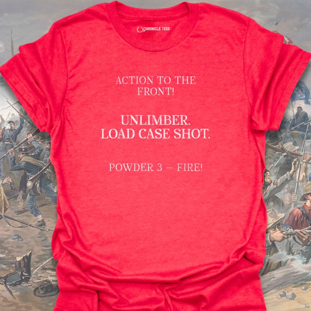 Unlimber. Load Case Shot. T-shirt