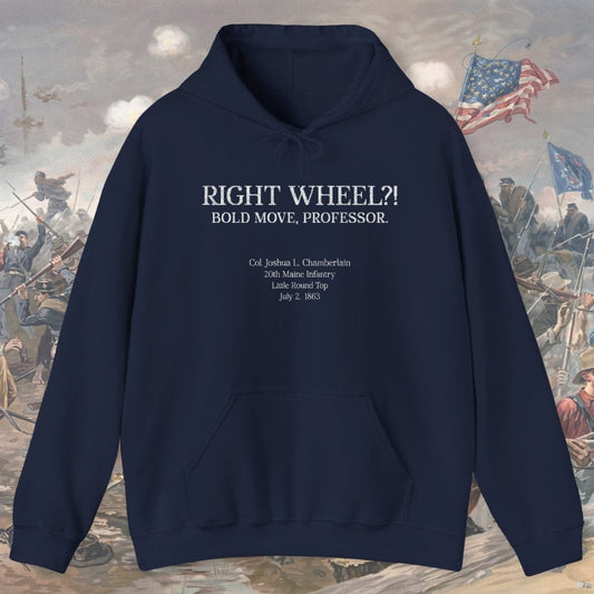 Right Wheel?! Joshua Chamberlain - 1863 Hoodie