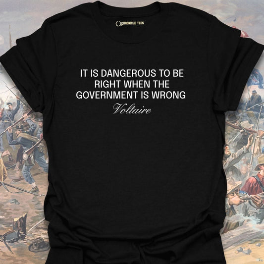 Dangerous Truth Voltaire T-shirt