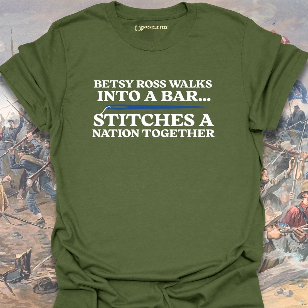 Betsy Ross Stitches T-shirt
