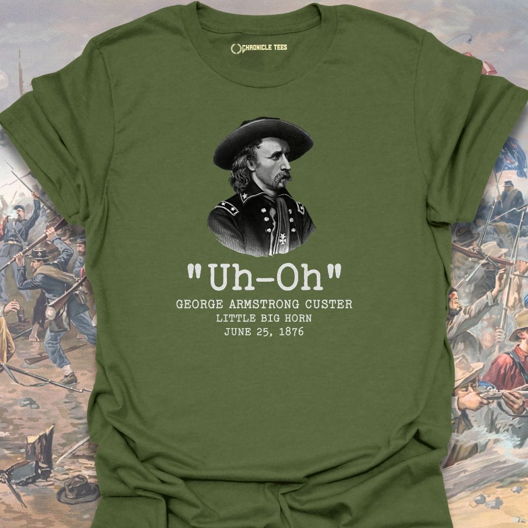 Uh-Oh Custer 1876 T-shirt