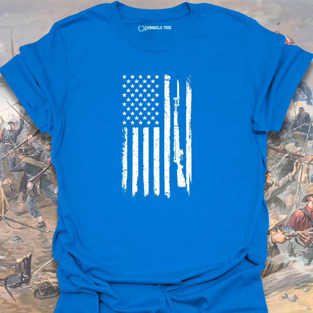 Rifle-Bayonet Flag T-shirt