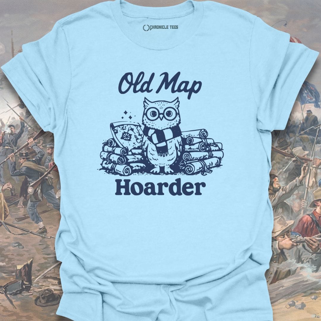 Old Map Hoarder T-shirt