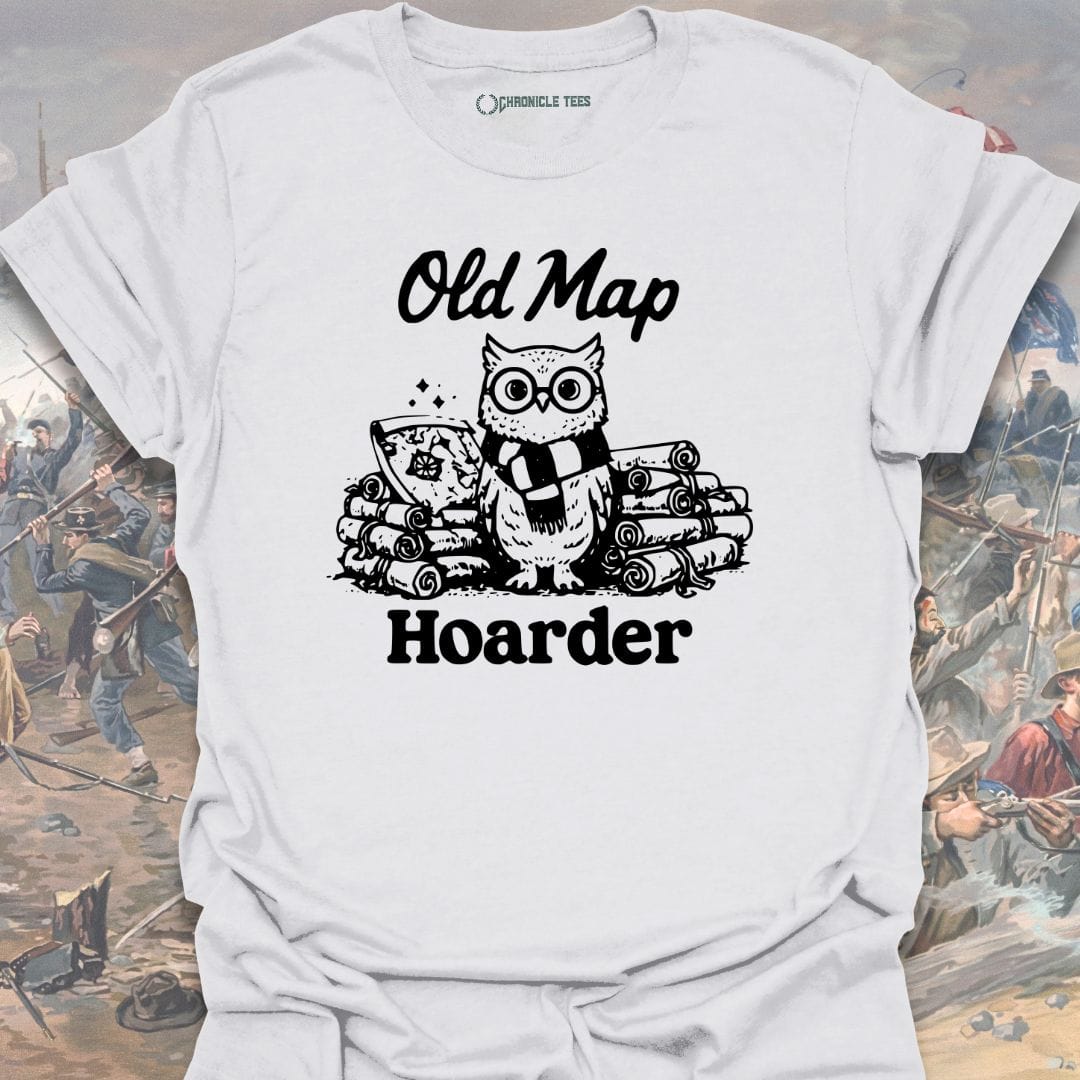 Old Map Hoarder T-shirt