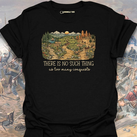 Too Many Conquests T-shirt
