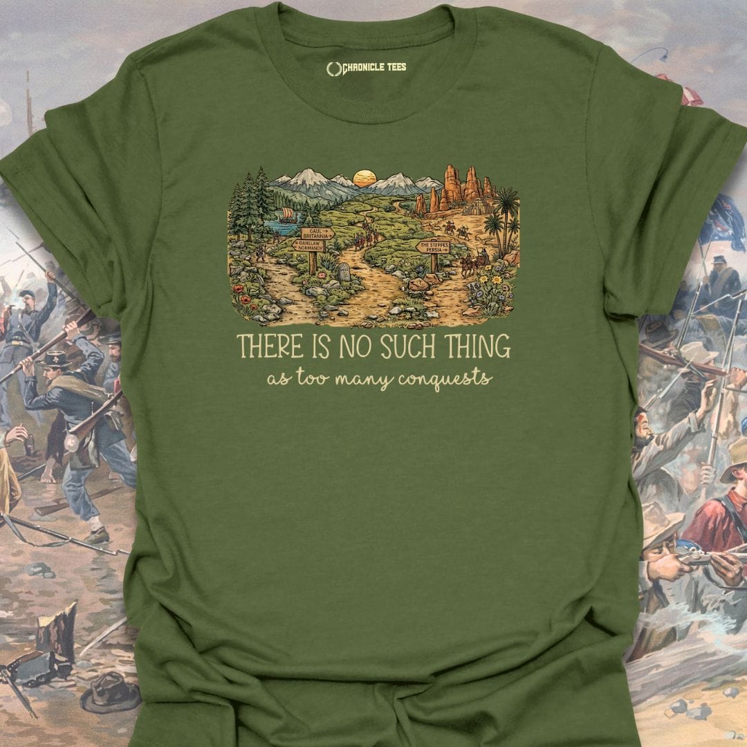 Too Many Conquests T-shirt