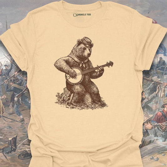Bear Playing Banjo T-shirt