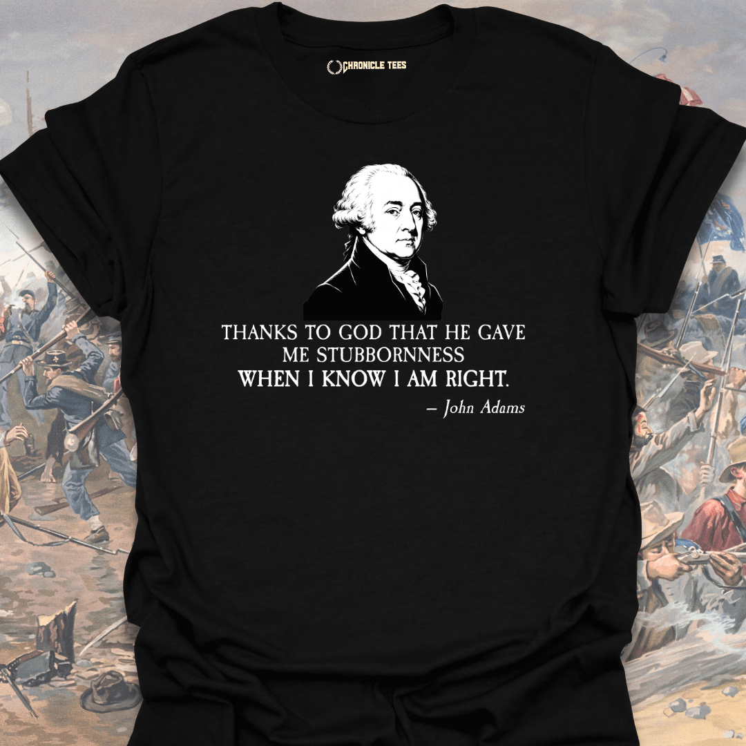Thanks to God - John Adams T-shirt