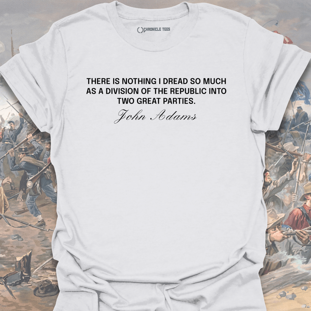 Two Great Parties - John Adams T-shirt