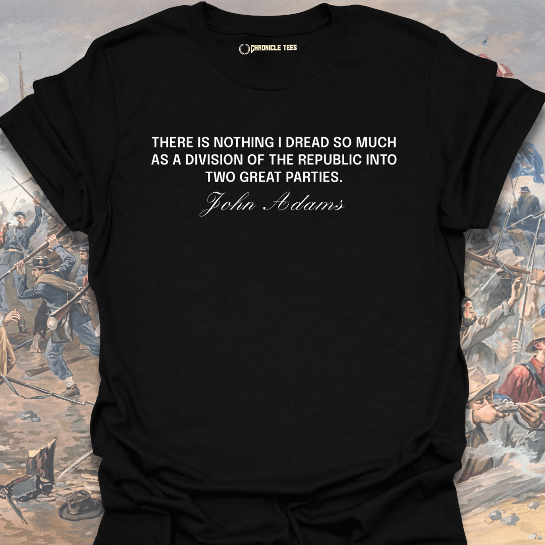 Two Great Parties - John Adams T-shirt