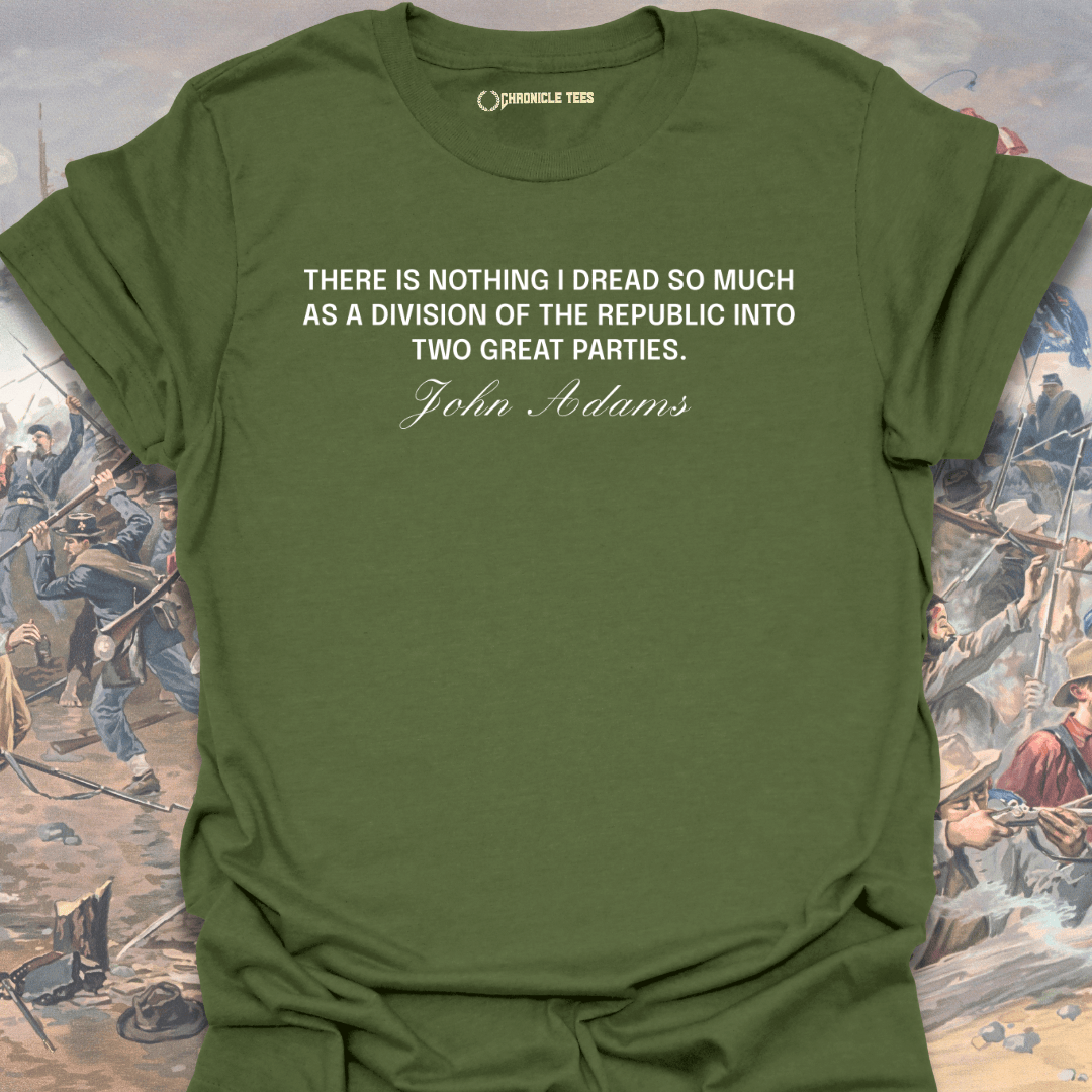 Two Great Parties - John Adams T-shirt