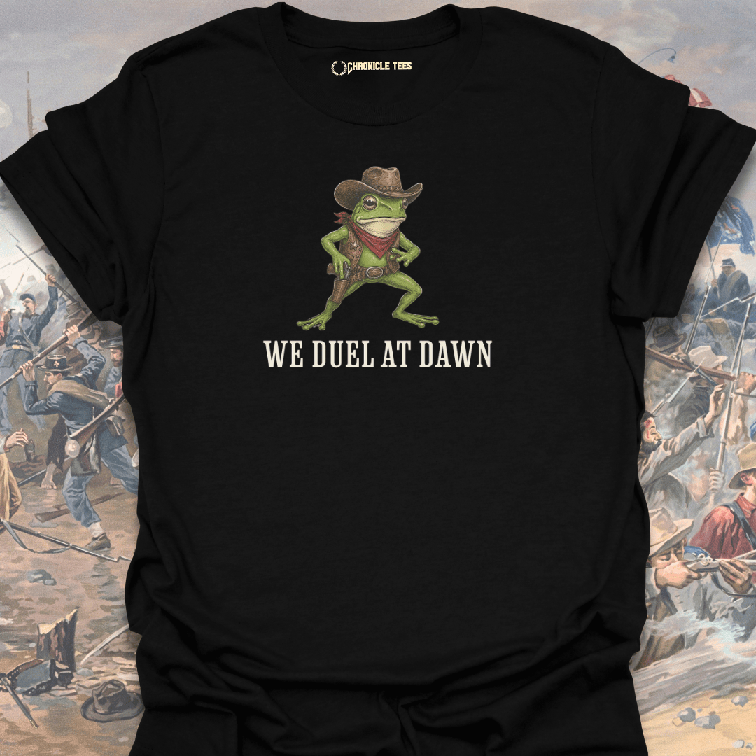 We Duel at Dawn T-shirt
