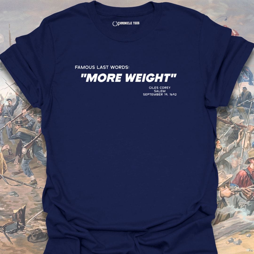 Famous Last Words - Giles Corey T-shirt