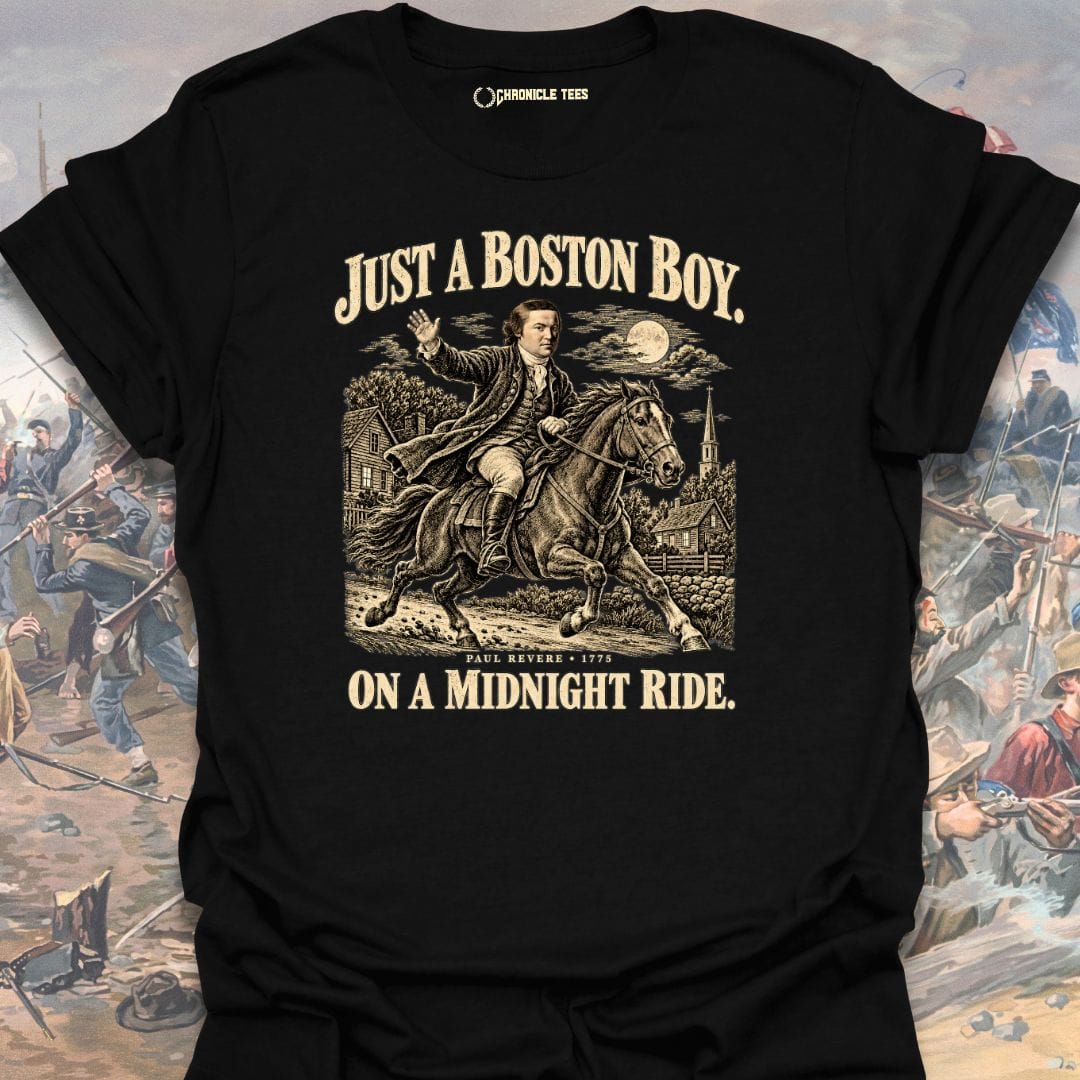 Just A Boston Boy - Paul Revere T-shirt
