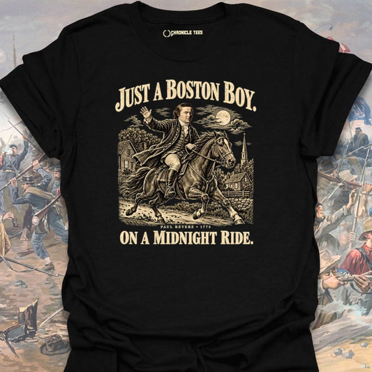 Just A Boston Boy - Paul Revere T-shirt