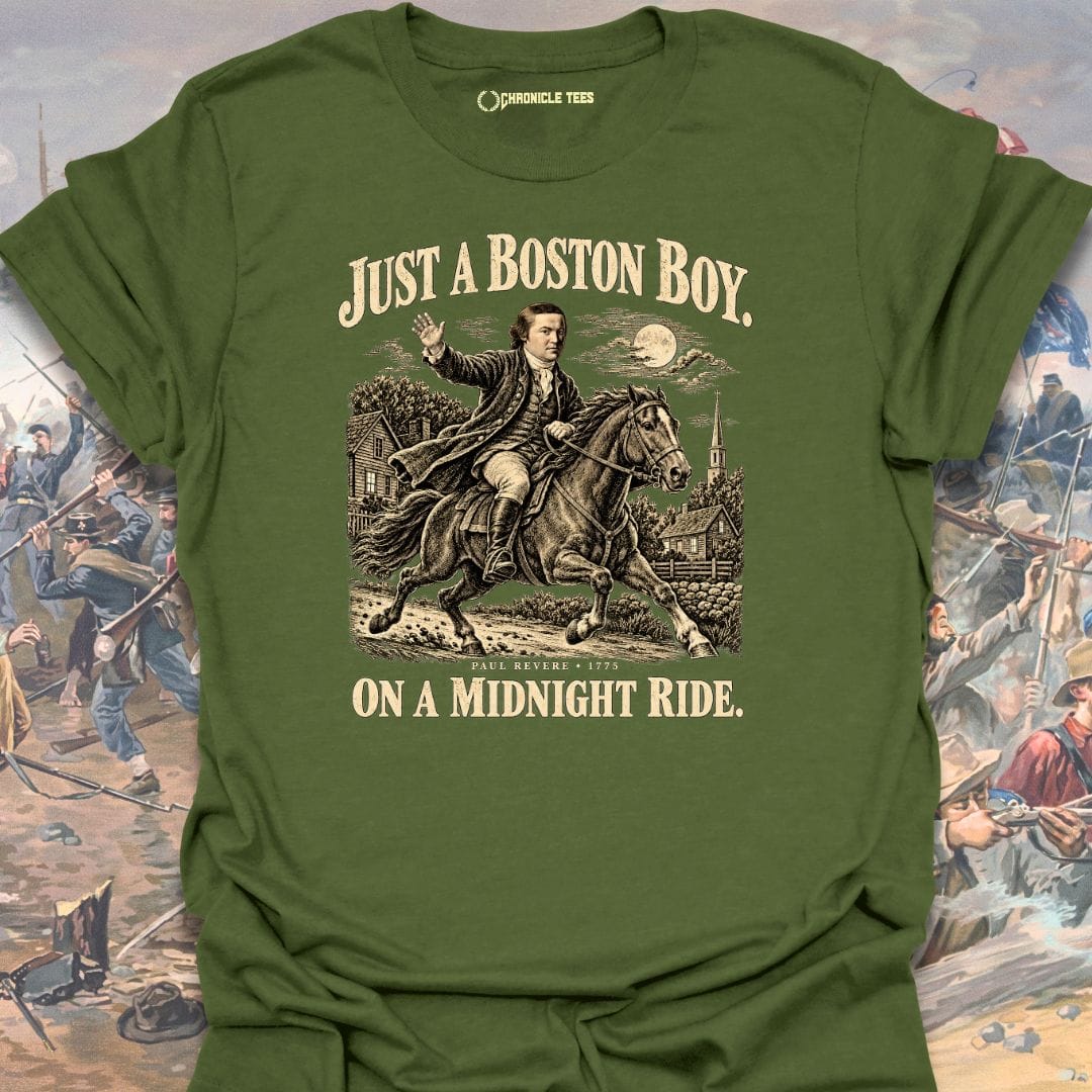 Just A Boston Boy - Paul Revere T-shirt