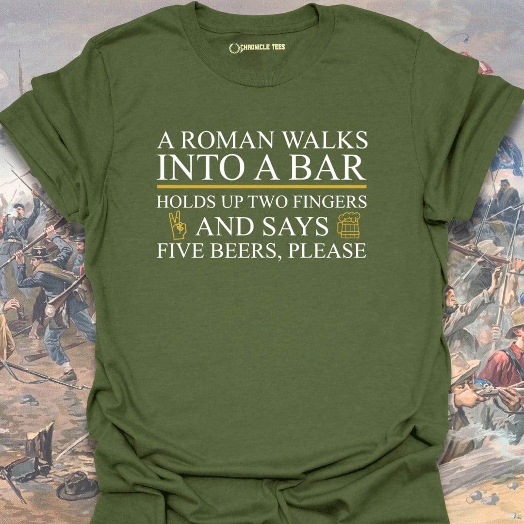 A Roman Walks Into A Bar T-shirt