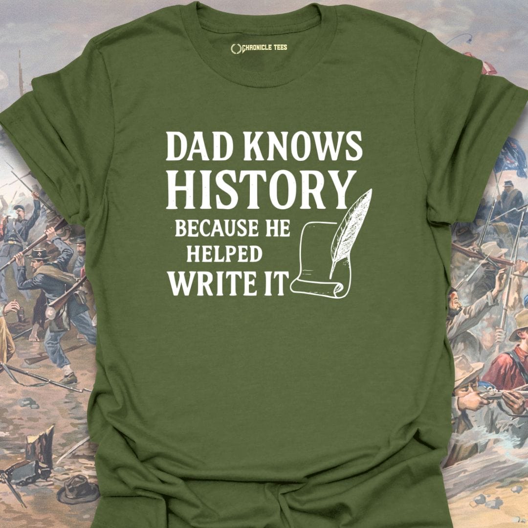 Dad Knows History T-shirt