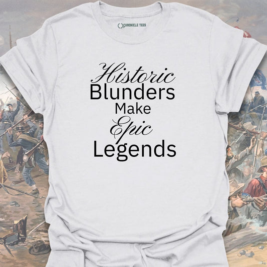 Historic Blunders T-shirt