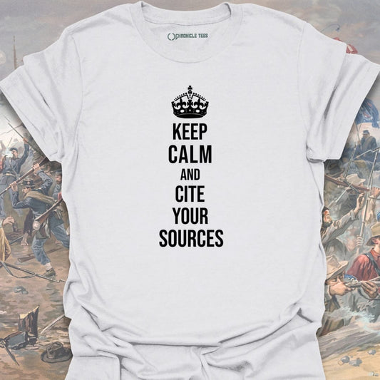 Cite Your Sources T-shirt