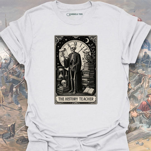The History Teacher Tarot Card T-shirt