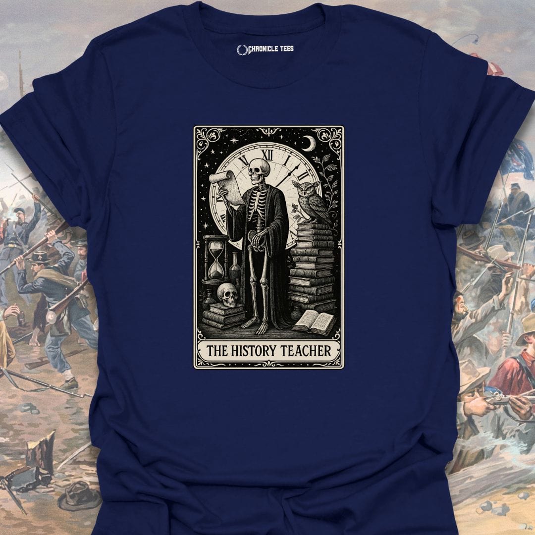 The History Teacher Tarot Card T-shirt