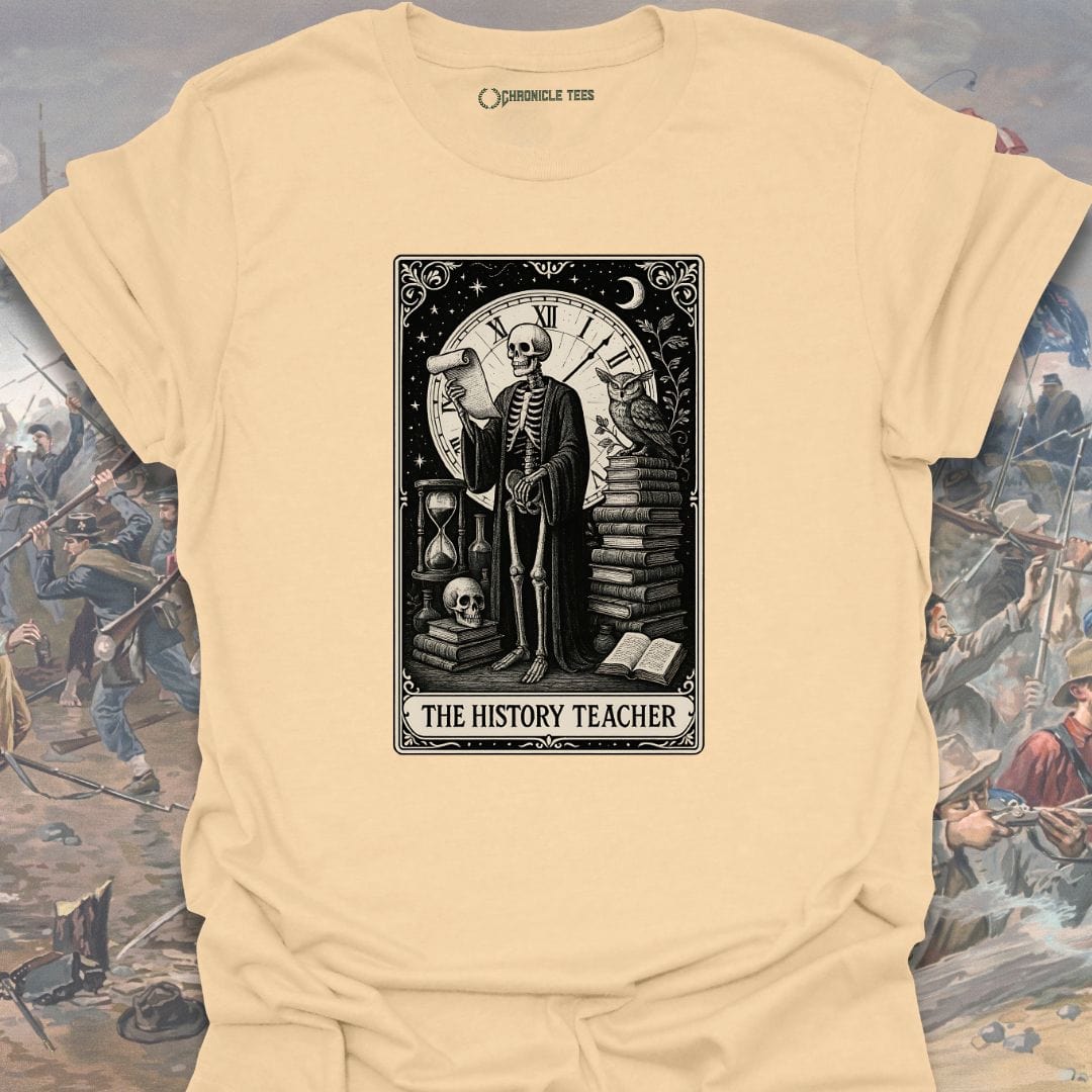 The History Teacher Tarot Card T-shirt
