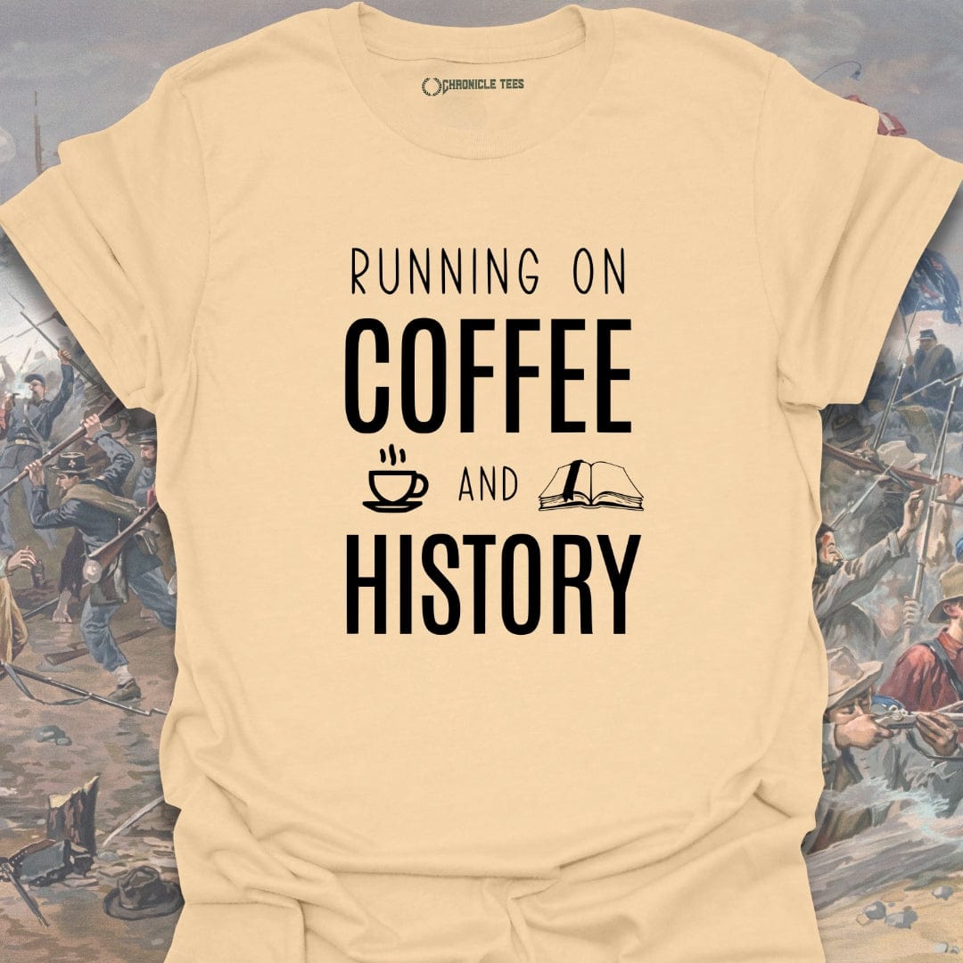 Running On Coffee And History T-shirt