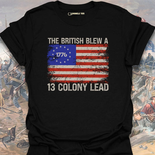 The British Blew A 13 Colony Lead T-shirt
