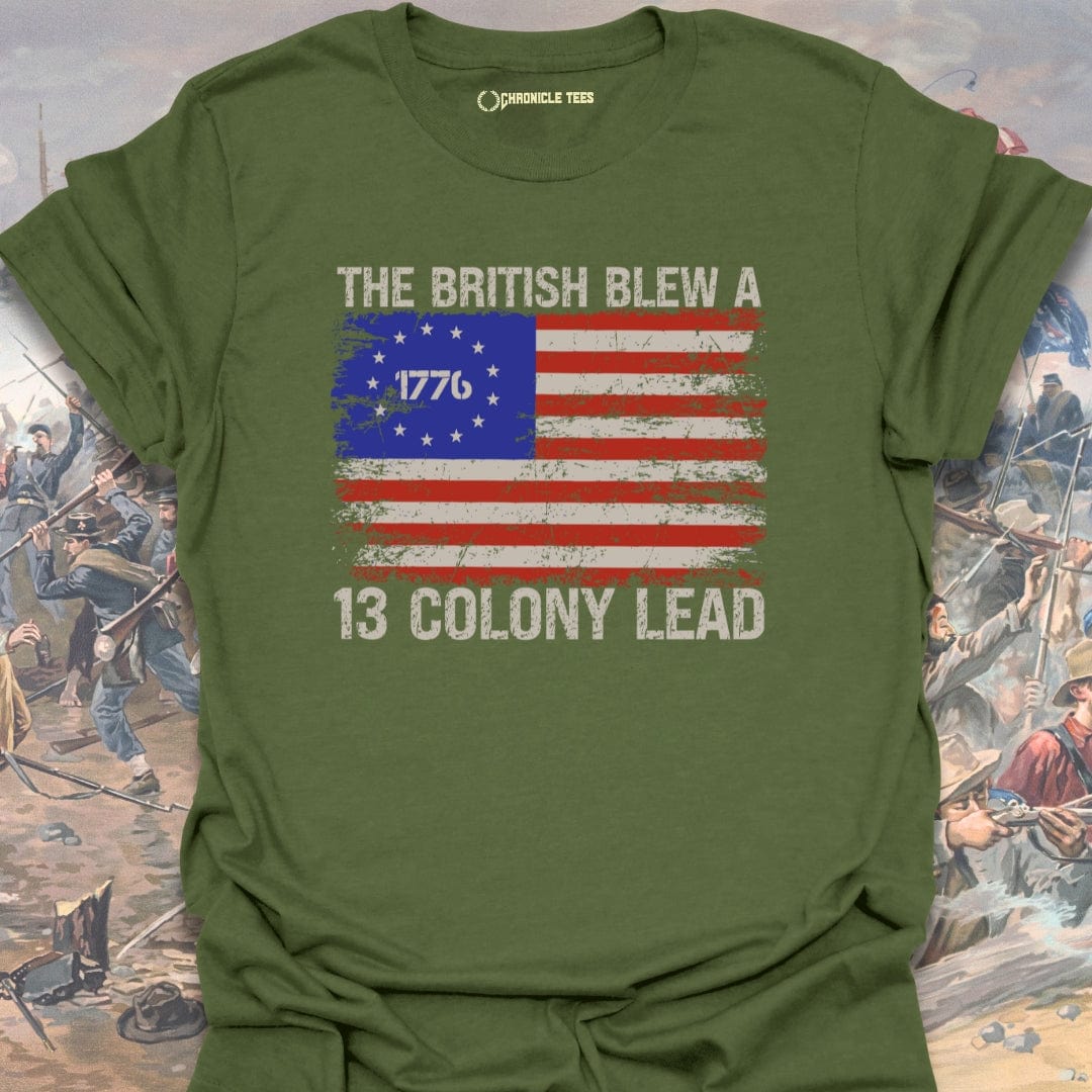 The British Blew A 13 Colony Lead T-shirt