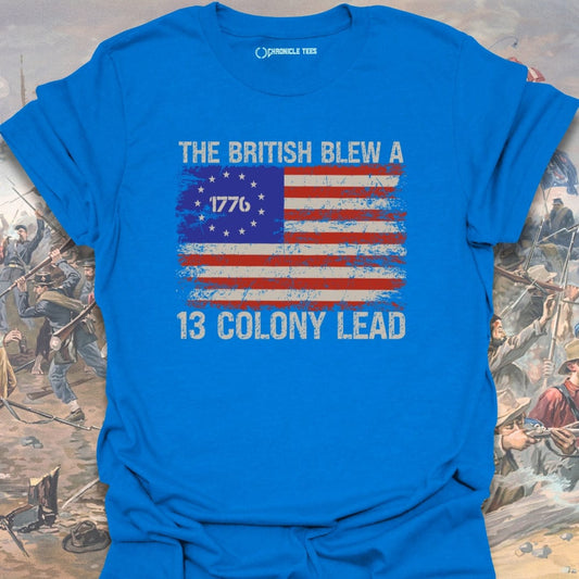 The British Blew A 13 Colony Lead T-shirt